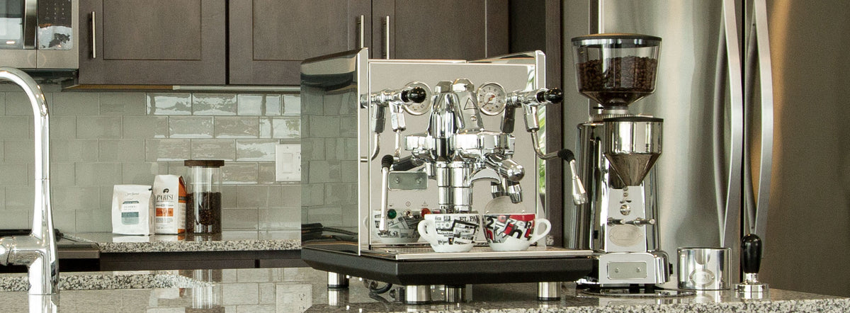 Plumbing in and draining espresso machine (Example)
