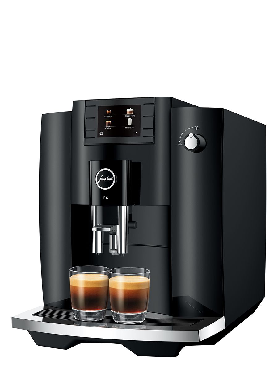 JURA E6 Automatic Espresso Machine in Piano Black (NAA)