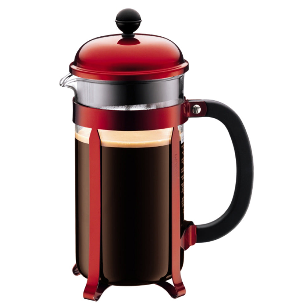 Bodum Red Chambord 8 cup 34oz French Press Coffee Maker Whole