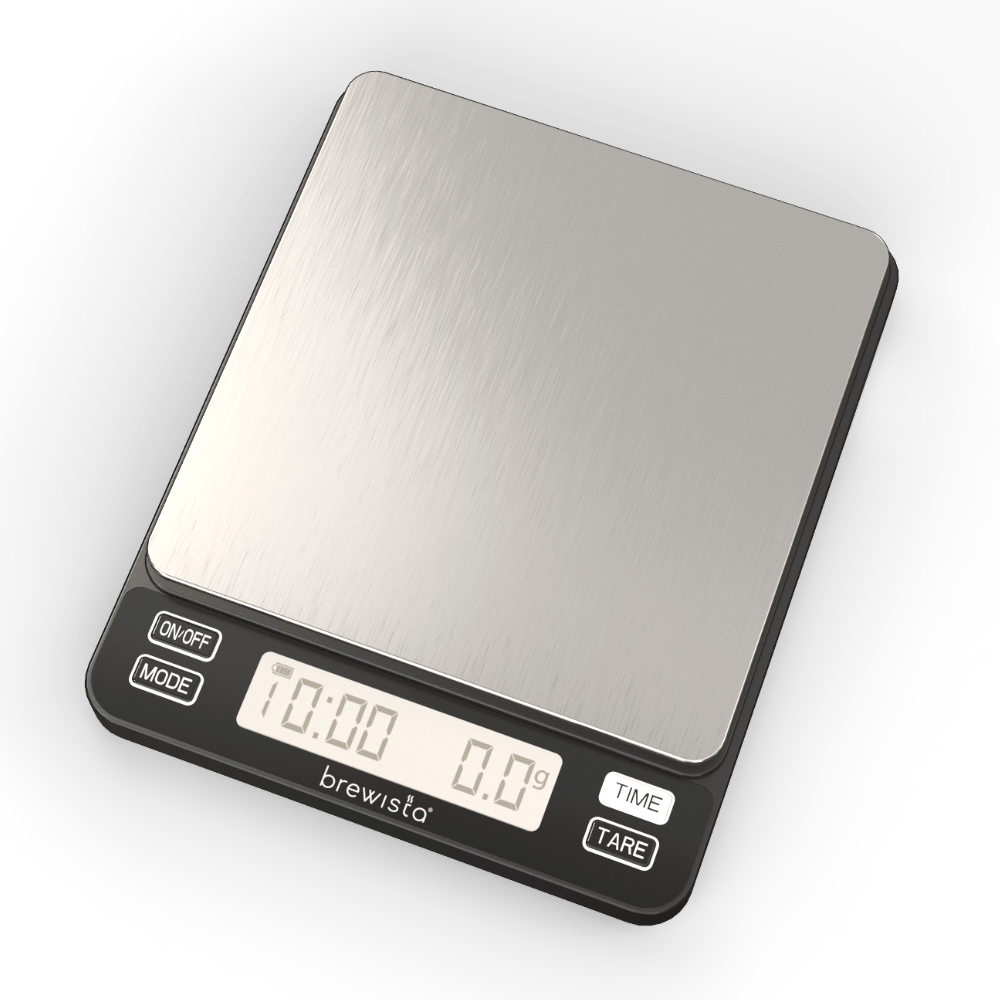Smart Coffee Scale with Auto Timer, Espresso Scale Weigh Digital Pour Over  Drip Scales Small - Black 