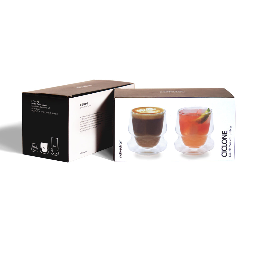 CICLONE Double-Walled Espresso Cups / Shot Glasses