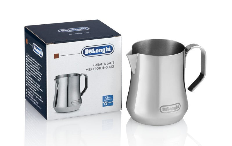  De'Longhi EcoDecalk Descaler, Eco-Friendly Universal Descaling  Solution & Stainless Steel Milk Frothing Pitcher, 12 ounce (350 ml),  Barista Tool, Frother Jug: Home & Kitchen