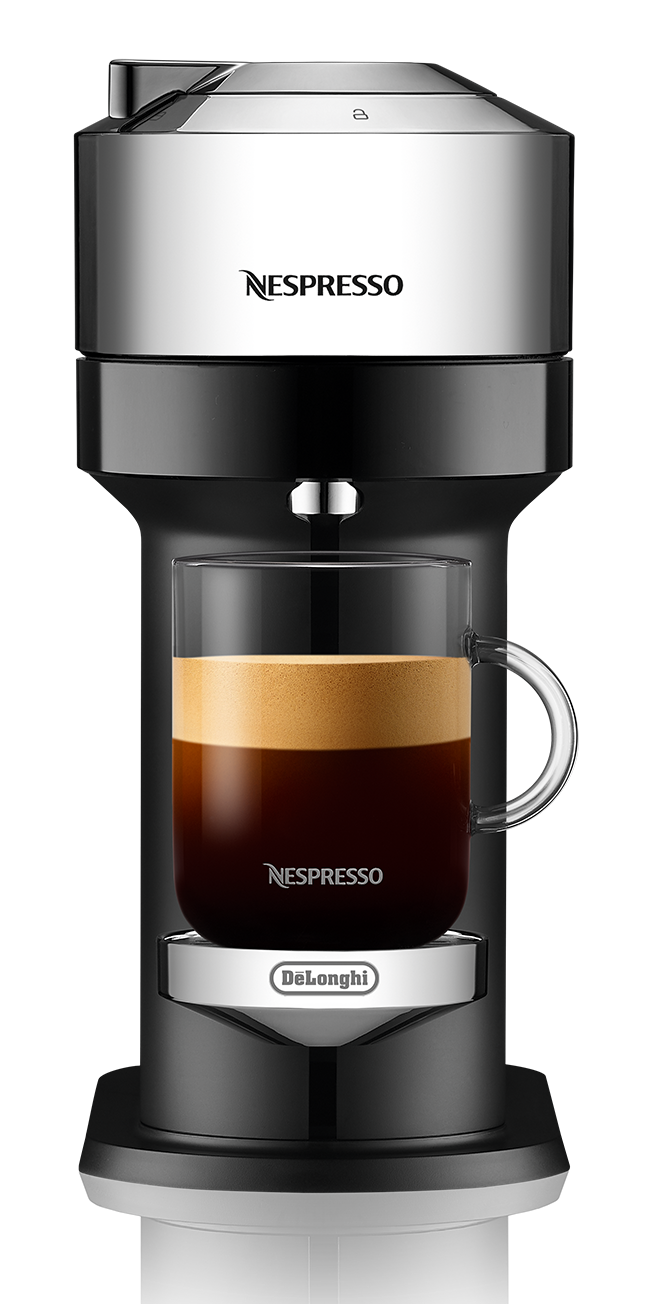 Nespresso Vertuo Deluxe Espresso Machine DeLonghi - Chrome – Whole Latte