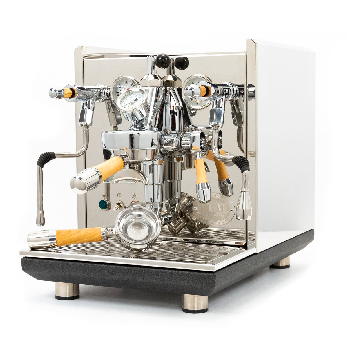 Ecm Synchronika Espresso Machine With Flow Control - Olive Wood – Whole 