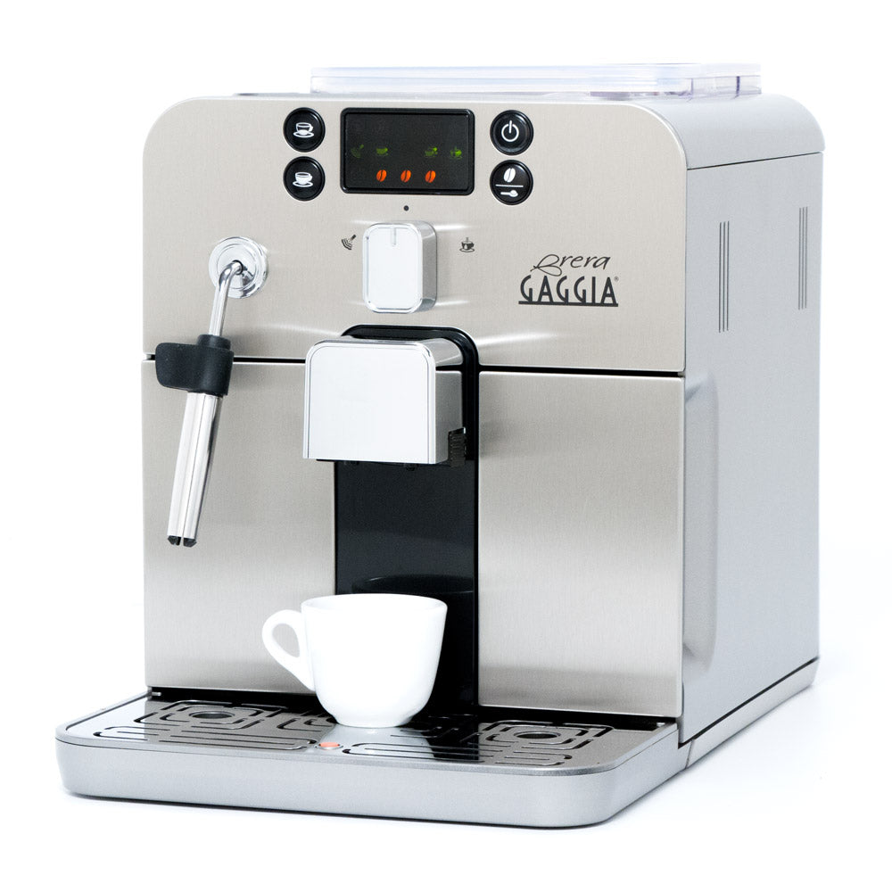 Gaggia Brera Cappuccino Espresso Machine in Silver – Whole Latte Love