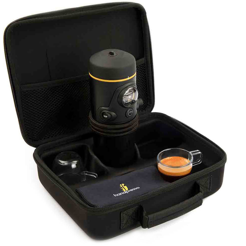 Handpresso - E-Presso+ 21710, maquina cafe portatil con batería alto  rendimiento recargable por usb, cafetera portatil viaje para cápsulas  espresso o café molido