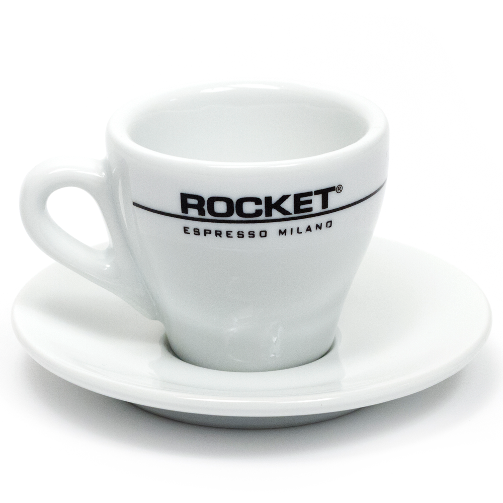 Rocket Espresso 6 Piece Espresso Cup and Saucer Set - Grey – Whole Latte  Love