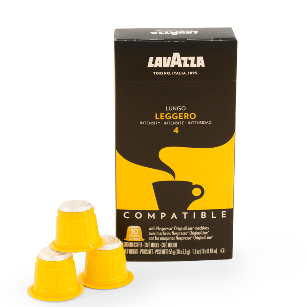 Instant® Compostable Espresso Capsules, Lungo Medium Roast, 10 capsules