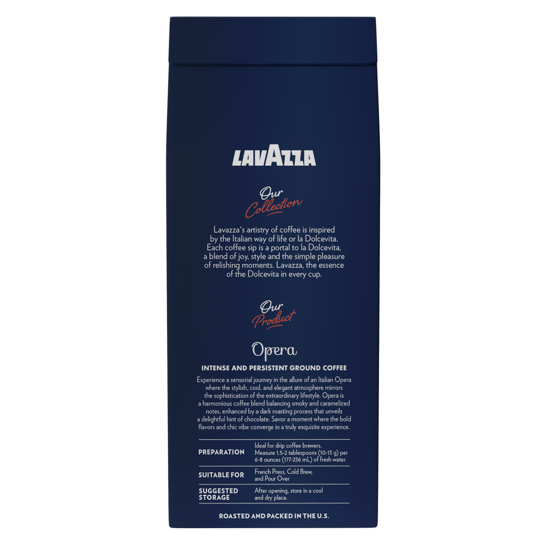 Lavazza Opera Intenso Dark Roast Drip Coffee