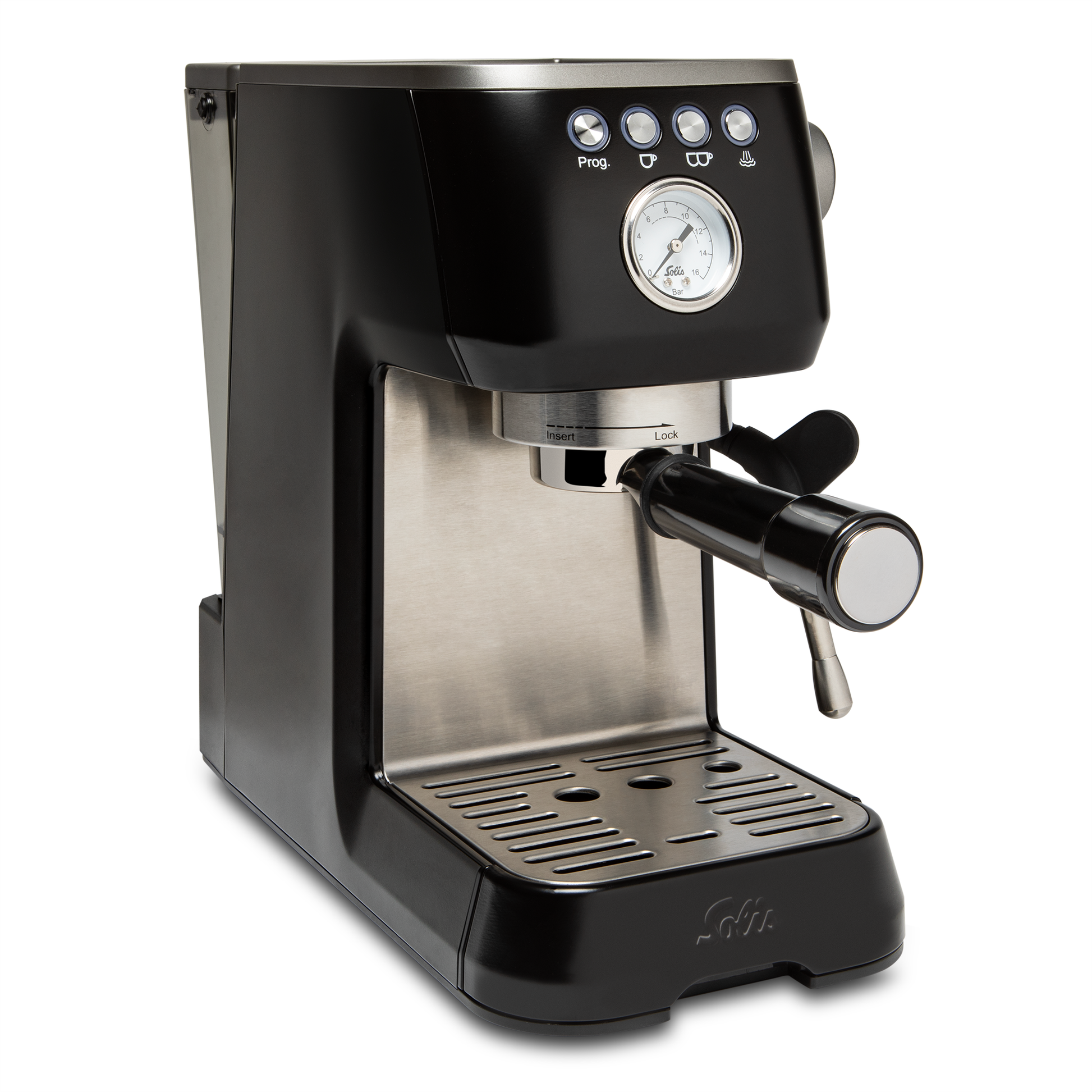 54mm Bottomless Portafilter in Solis Barista Perfetta Plus || Black