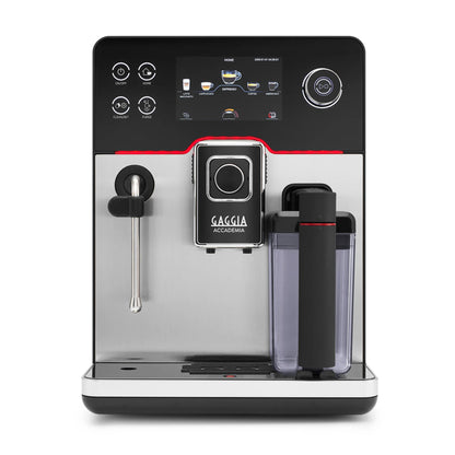 Gaggia Accademia Brushed Stainless Front || Brushed Stainless