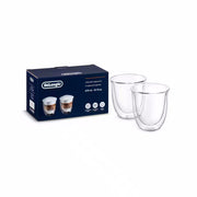 DeLonghi Double Wall Glass Cappuccino Cups