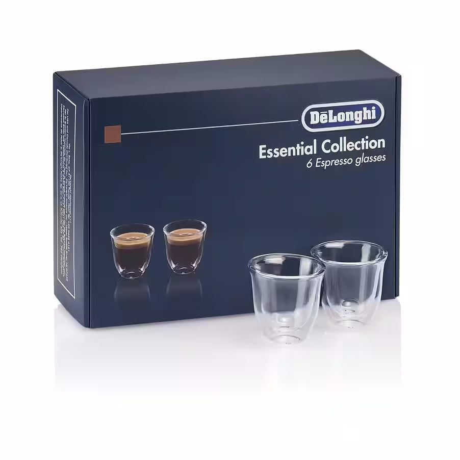 DeLonghi Double Wall Glass Espresso Cups