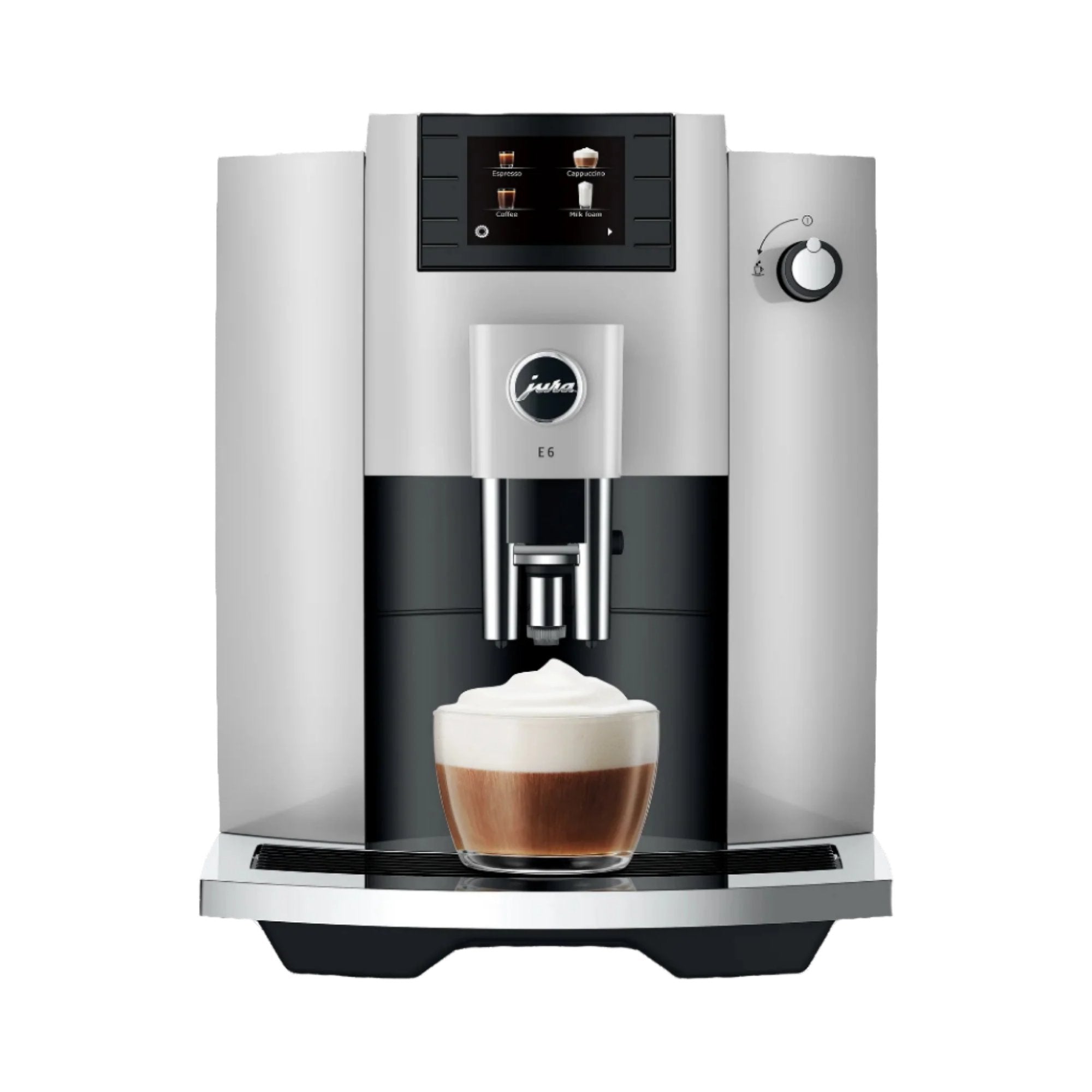 JURA E6 Automatic Espresso Machine in Platinum (NAA) – Whole Latte