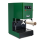 Gaggia Classic Pro E24 Jungle Green front angle with maple || Jungle Green