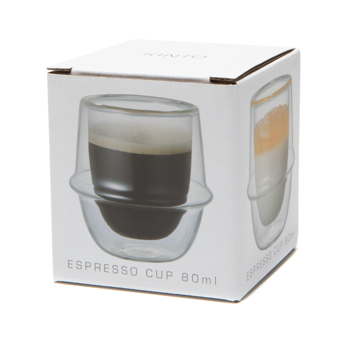 KINTO KRONOS Double Wall Espresso Cup 80ml