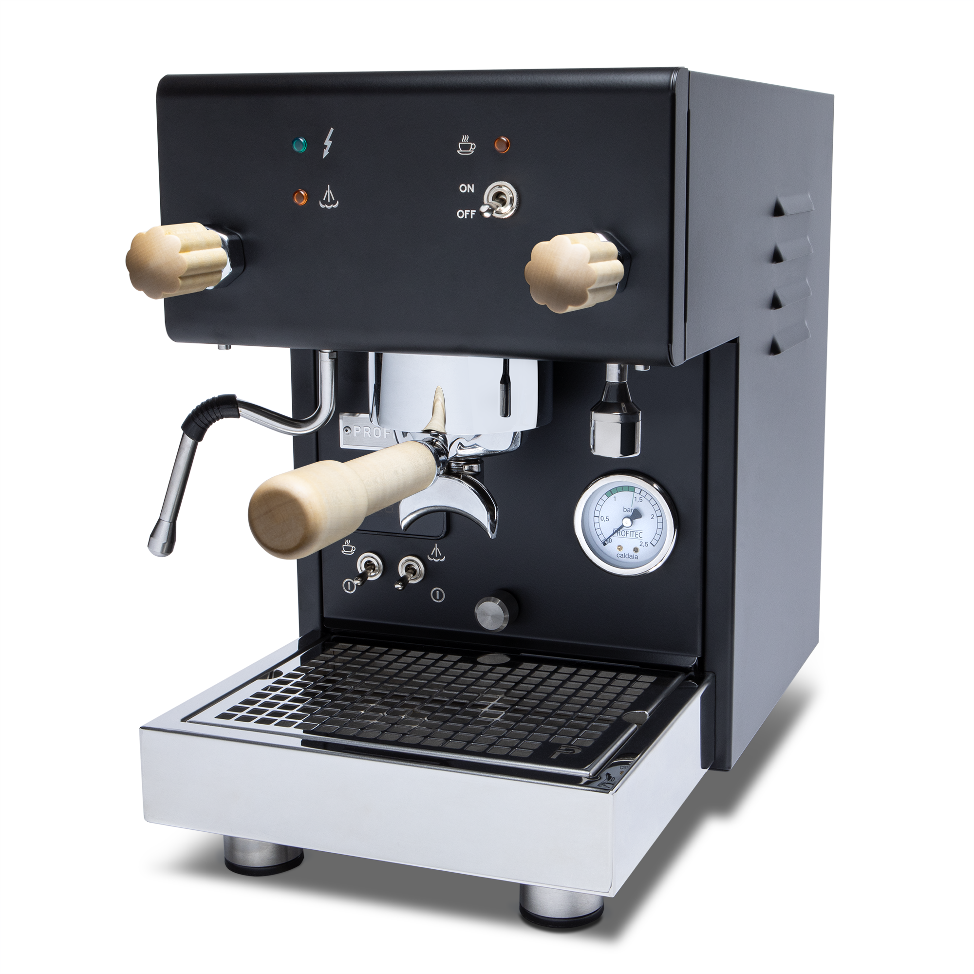 Profitec Pro 300 Dual Boiler Espresso Machine - Matte Black With Tiger ...