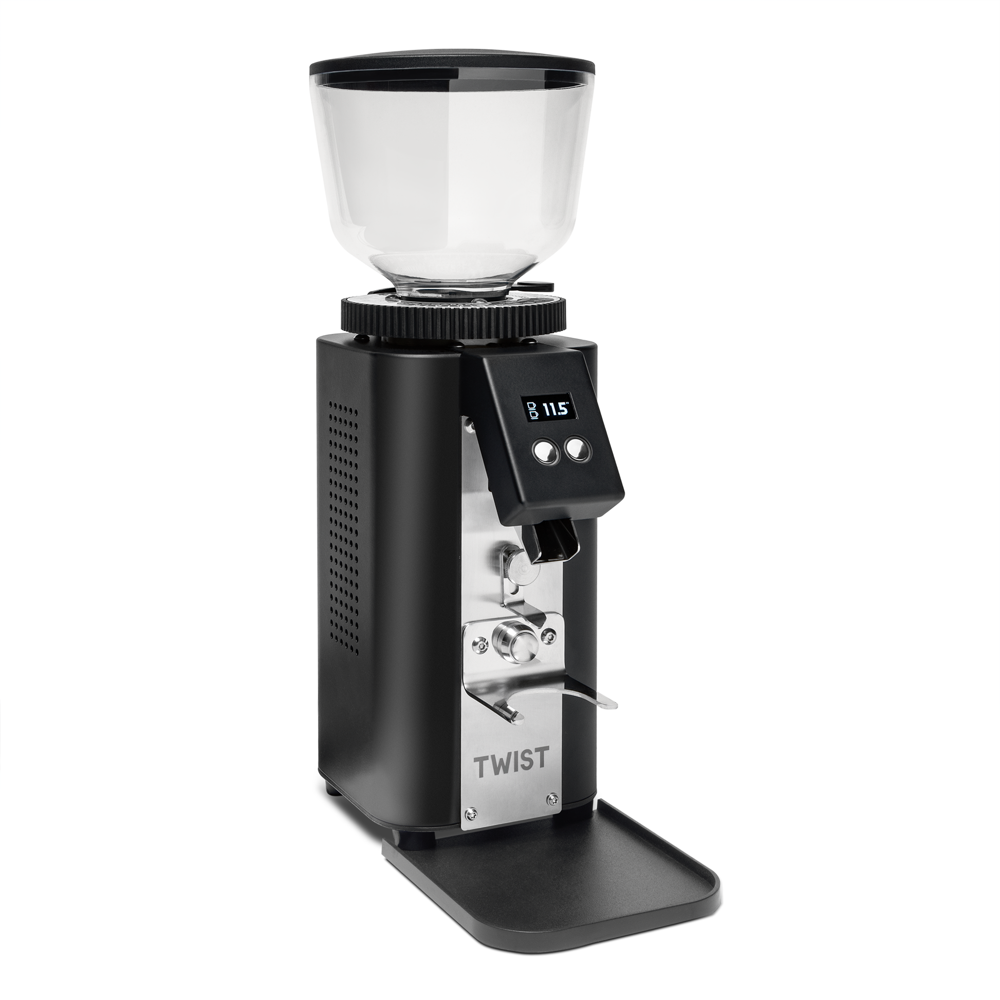 Profitec Twist A54 Espresso Grinder in Black Right Facing