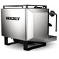 Rocket Espresso Bicocca Stainless Rear Angled || Stainless Steel