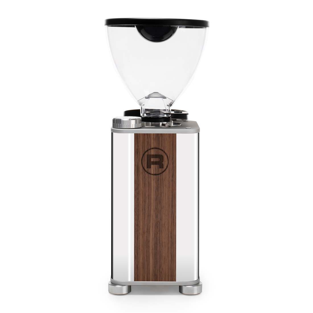 Rocket Espresso Giannino Chrome and Wood Back || Chrome