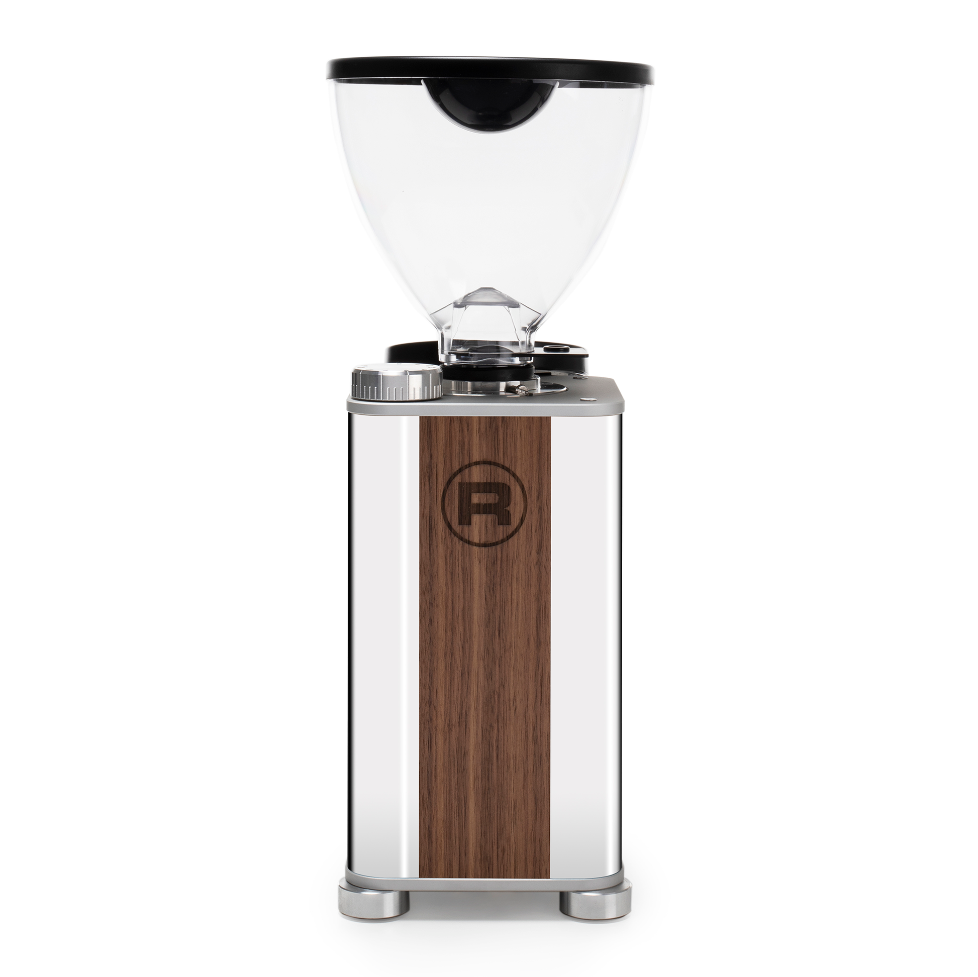 Rocket Espresso Giannino Chrome and Wood Back || Chrome