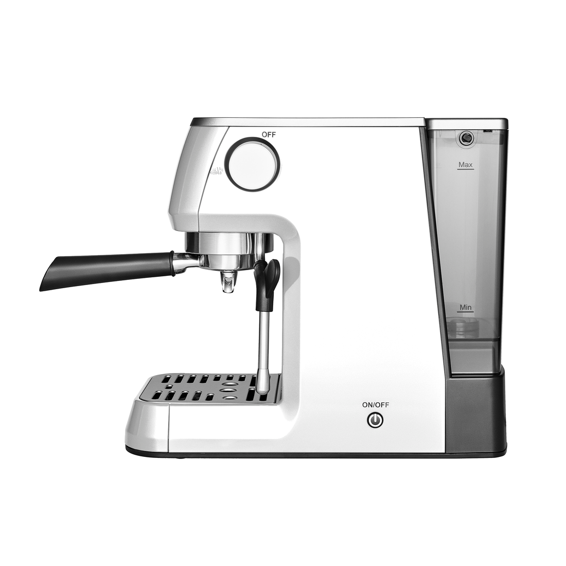 Solis Barista Perfetta Plus in White Profile || White