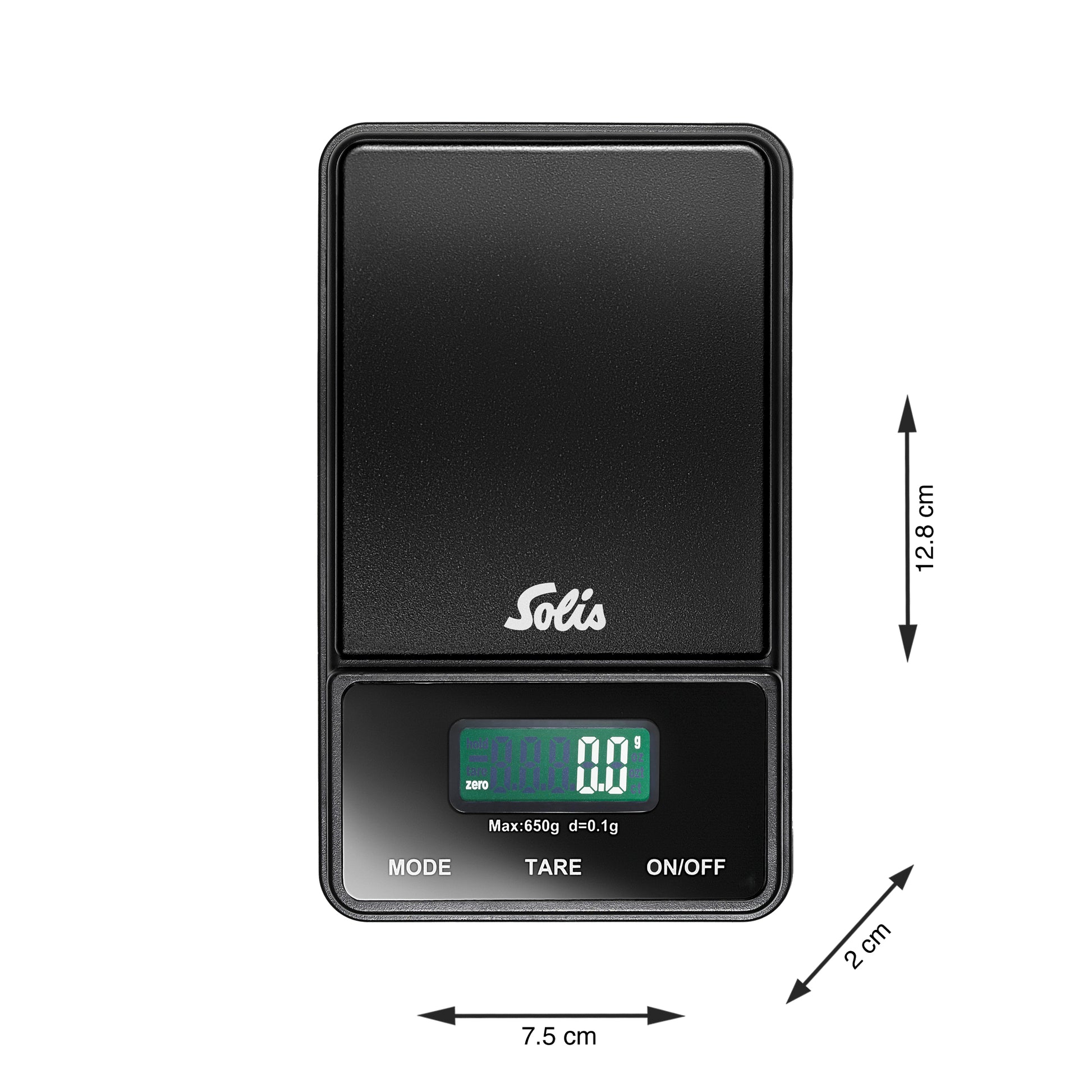 Solis Digital Pocket Scale Dimensions