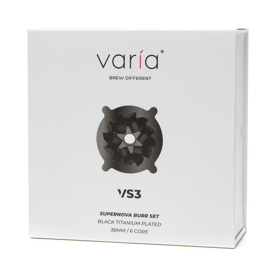 Varia Supernova 38mm Burr Set for VS3 Grinder - Black Titanium