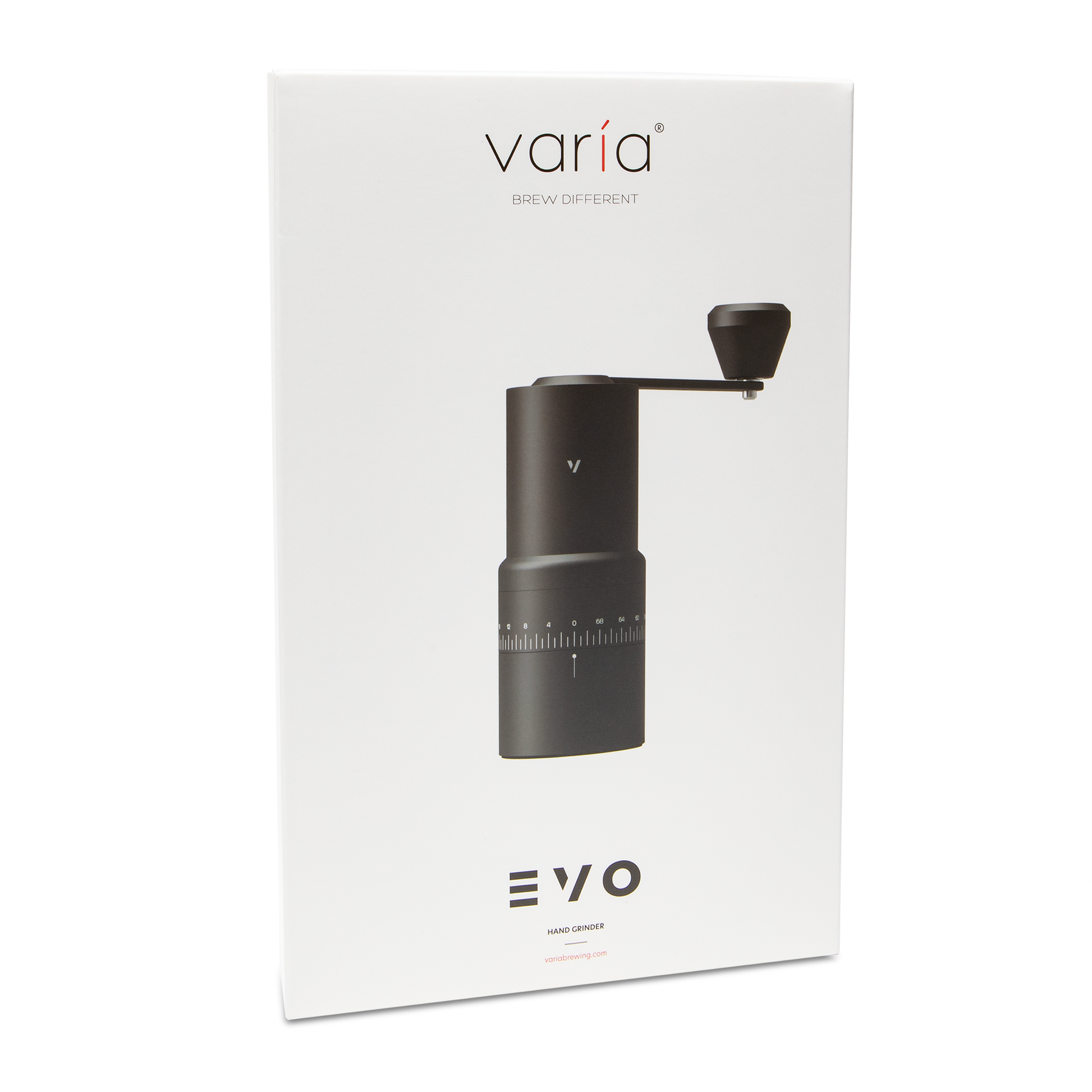 Varia Evo Hand Grinder Black in Packaging || Black