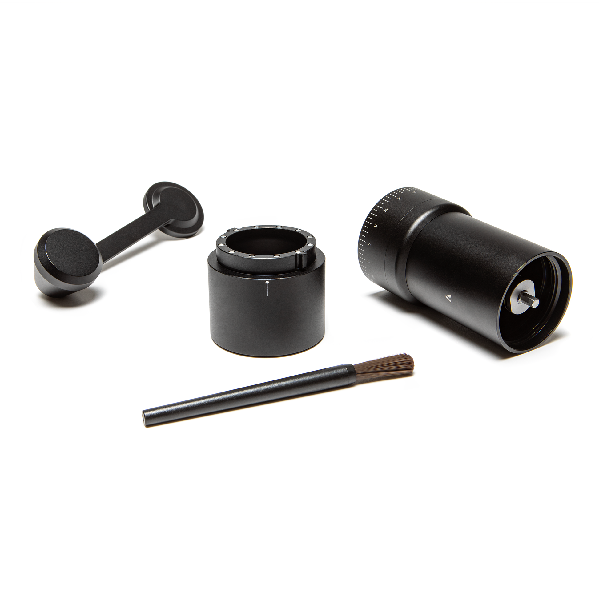 Varia Evo Hand Grinder Disassembled in Black || Black