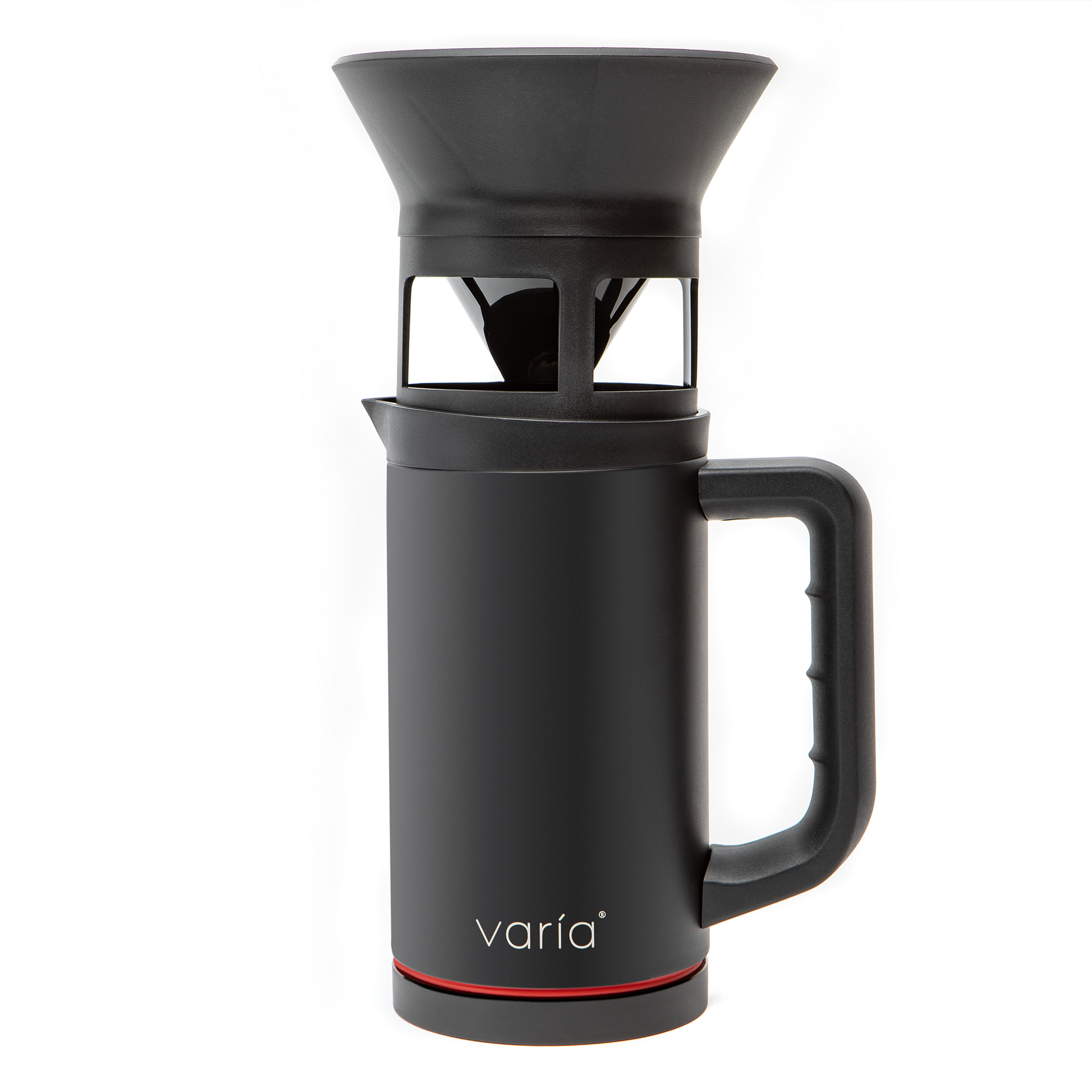 Varia Pro Brewer in Black Pour Over Configuration || Black