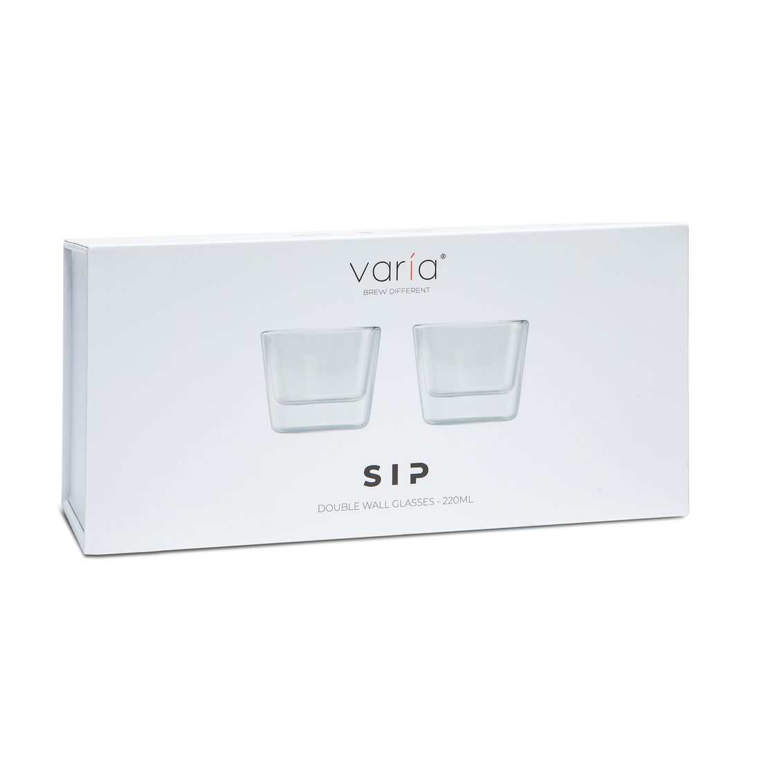 Varia Sip 220ml Latte Glasses Outer Box || 220ml