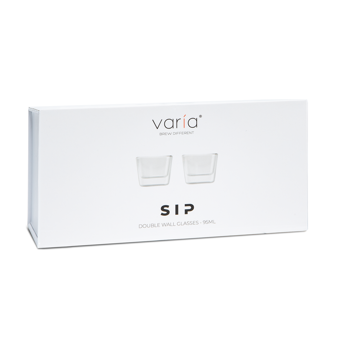 Varia Sip 95ml Espresso Glasses Outer Box || 95ml