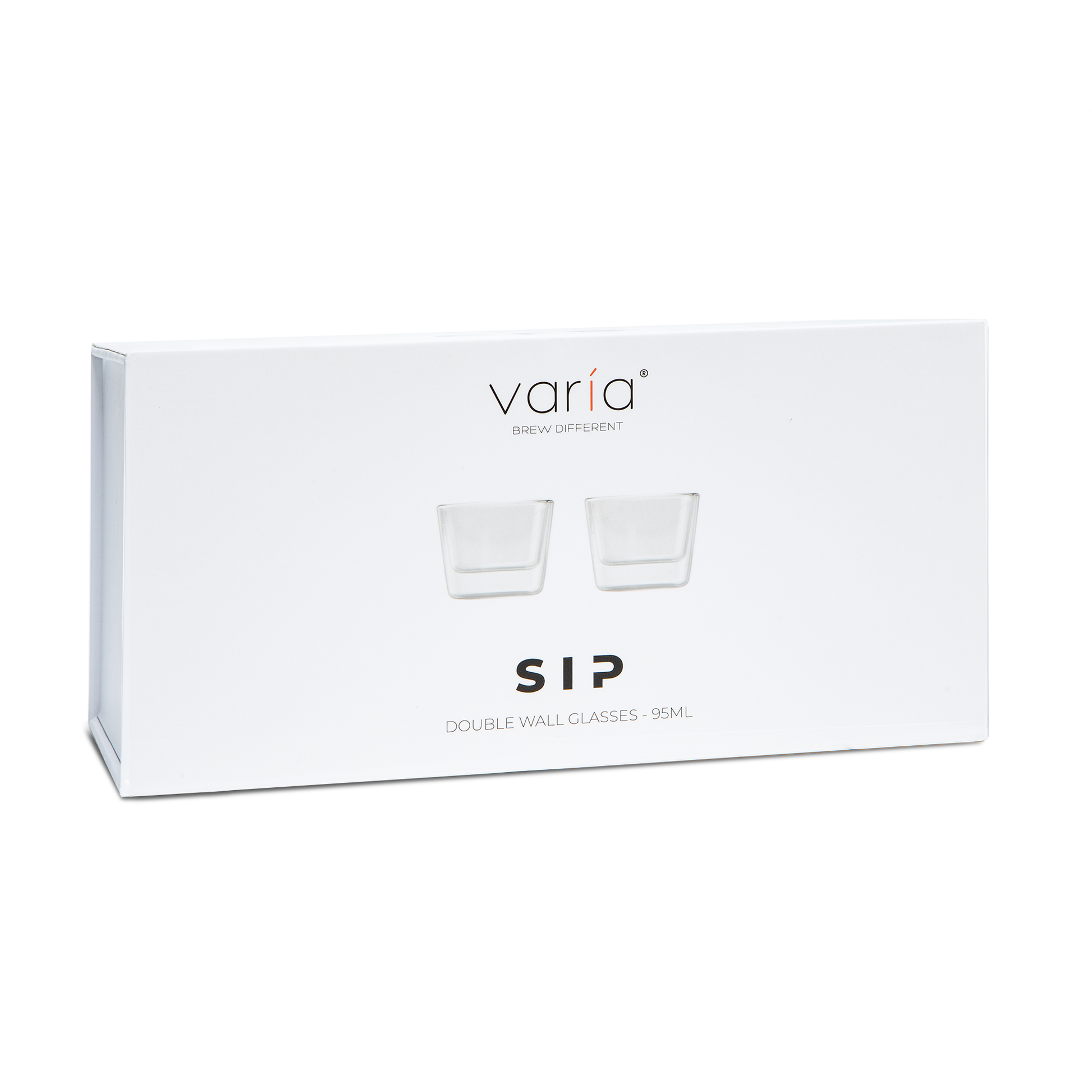 Varia Sip 95ml Espresso Glasses Outer Box || 95ml