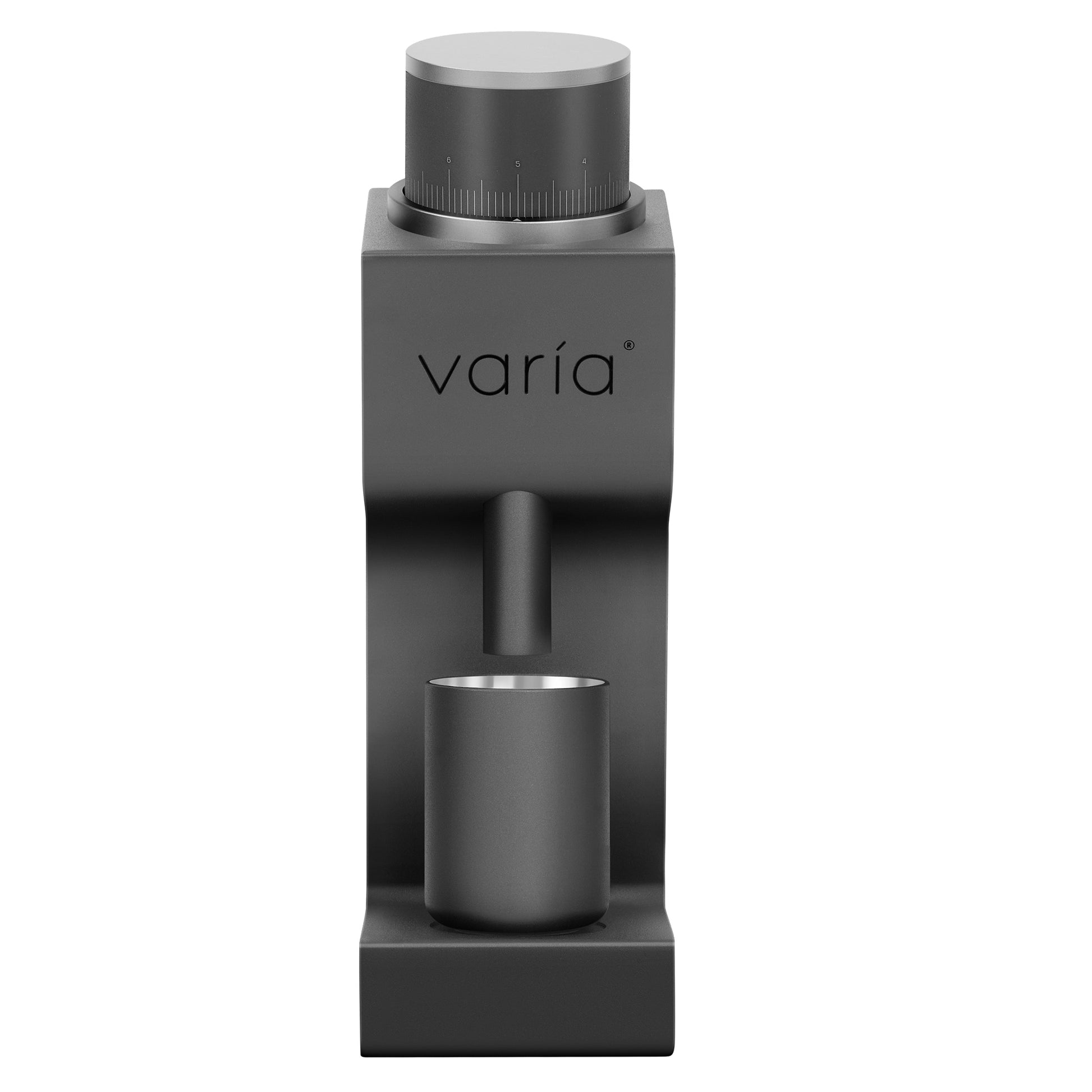 Varia VS3 Grinder in Black Front Facing || Black