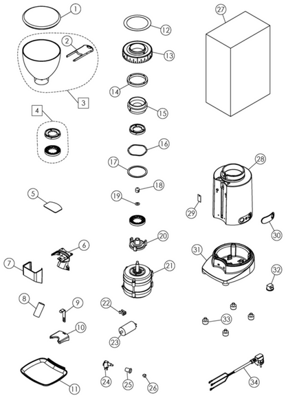 Ceado E5P Part Diagram: CEAE5P-1