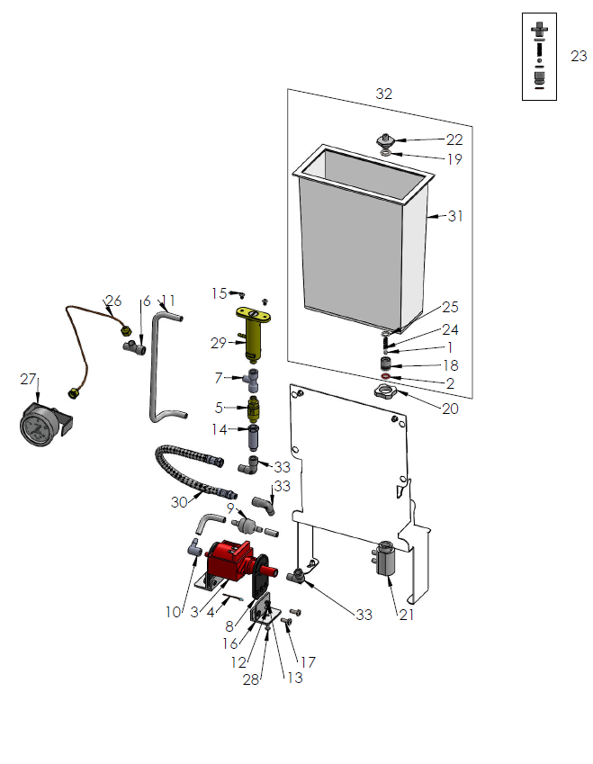 ECM Casa V Part Diagram: 80045-2