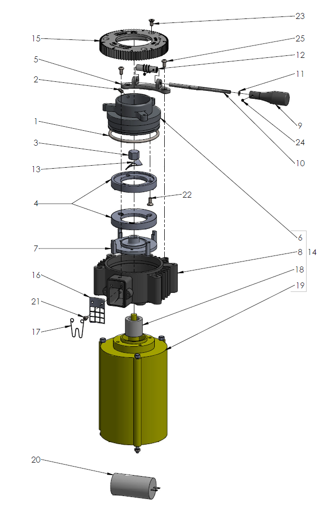 ECM V-Titan 64 Part Diagram: 89250-2