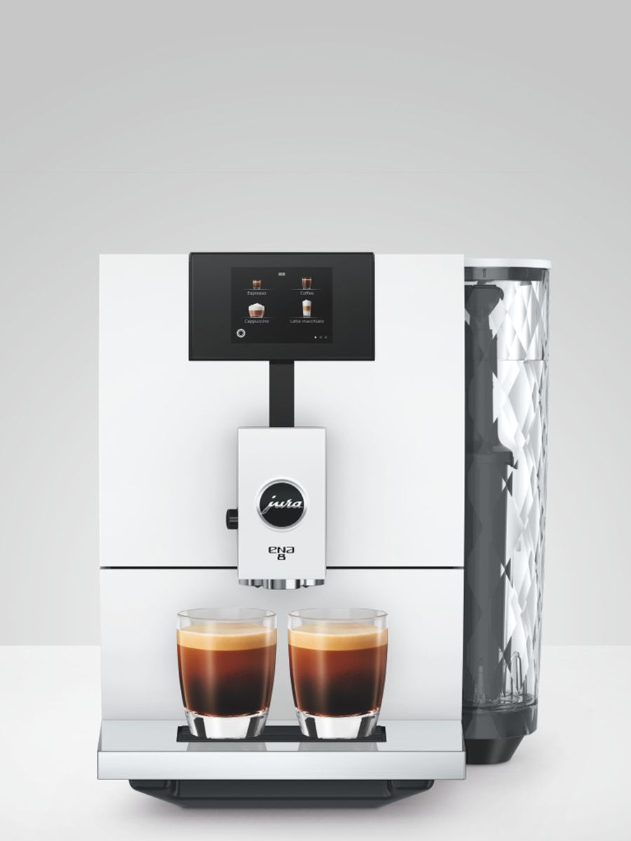 JURA ENA 8 Espresso Machine with Touchscreen Full Nordic White – Whole  Latte Love