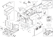 Gaggia Anima Prestige Part Diagram: E74221-1