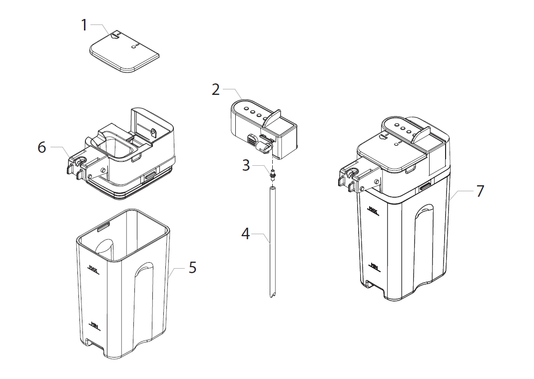 Gaggia Anima Prestige Part Diagram: E74221-5