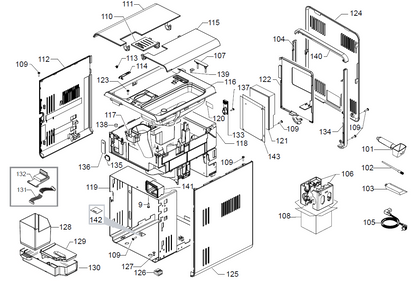 Gaggia Babila Part Diagram: E74236-1