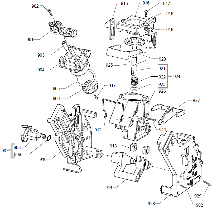 Gaggia Babila Part Diagram: E74236-9