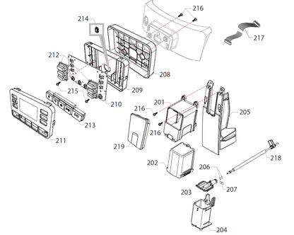 Gaggia Cadorna Plus Part Diagram: EG2002-2