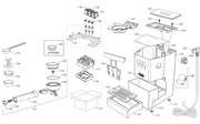 Gaggia Classic Evo Pro Part Diagram: EG1003-1