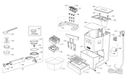 Gaggia Classic Pro Colors Part Diagram: EG1002-1