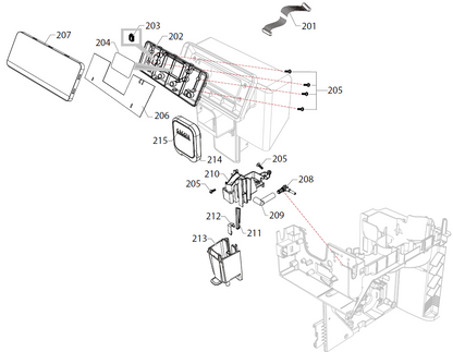 Gaggia Magenta Plus Part Diagram: EG2004-2