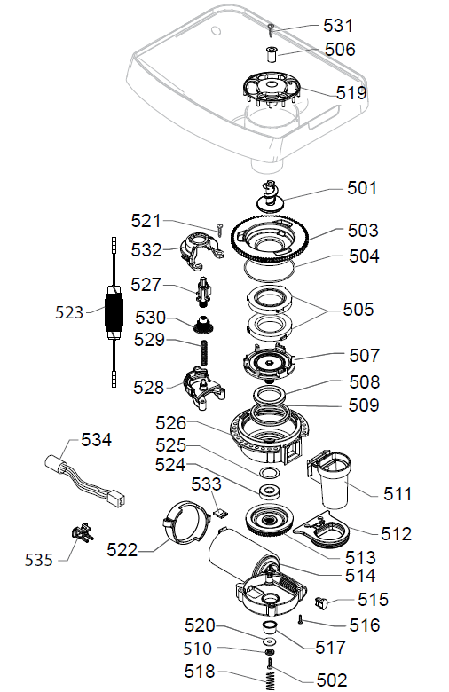 Gaggia Velasca Prestige Part Diagram: E74238-5