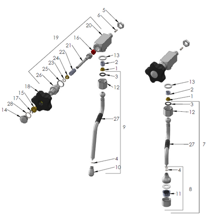 Profitec Pro 500 PID Part Diagram: PRO500PID-5