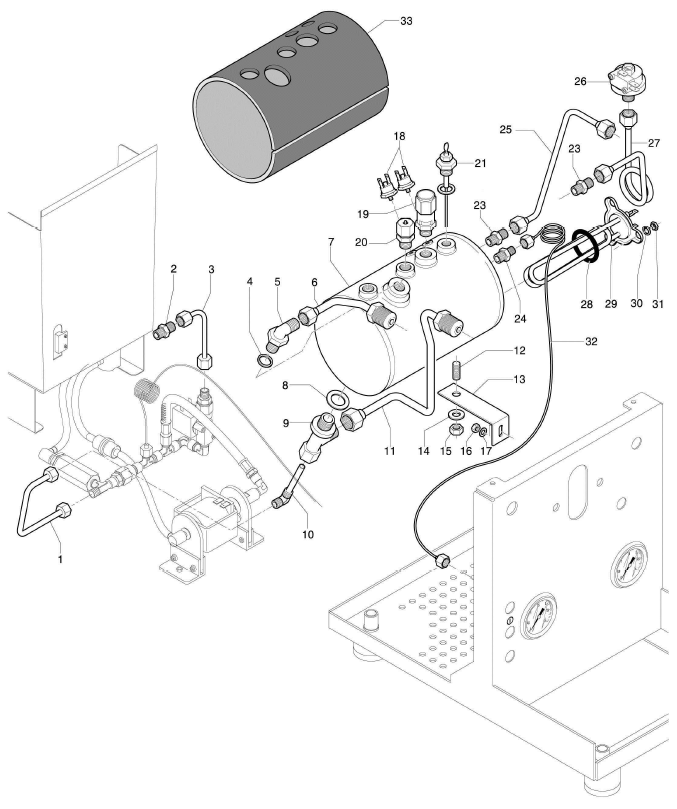 Profitec Pro 500 Part Diagram: PRO500-3